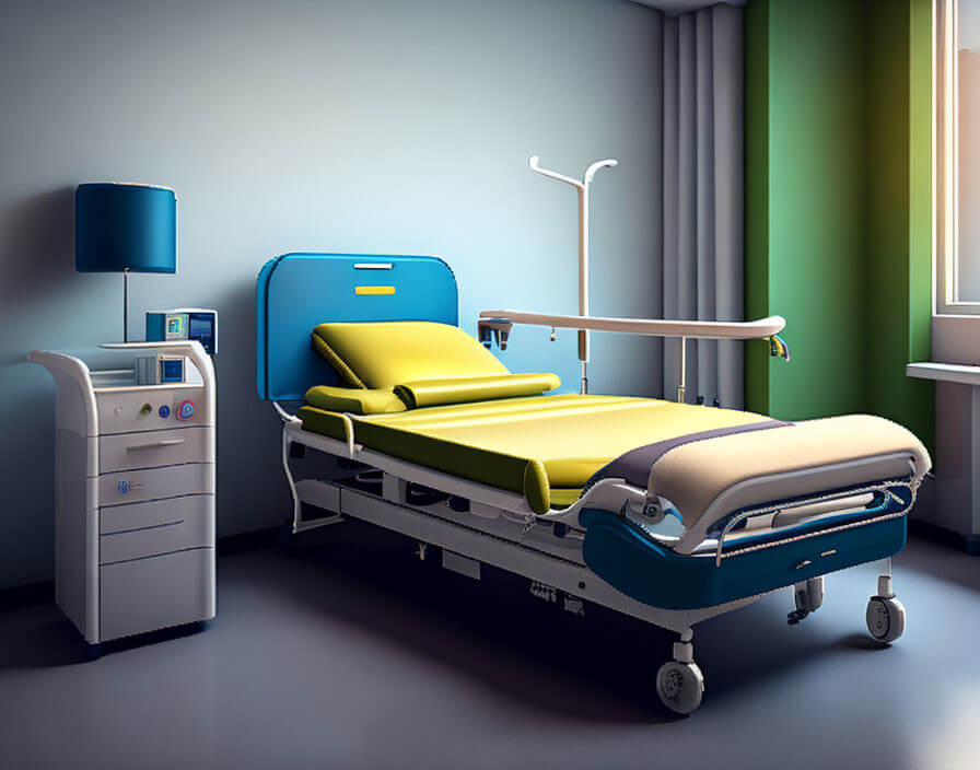 Kumandalı Hasta Yatağı